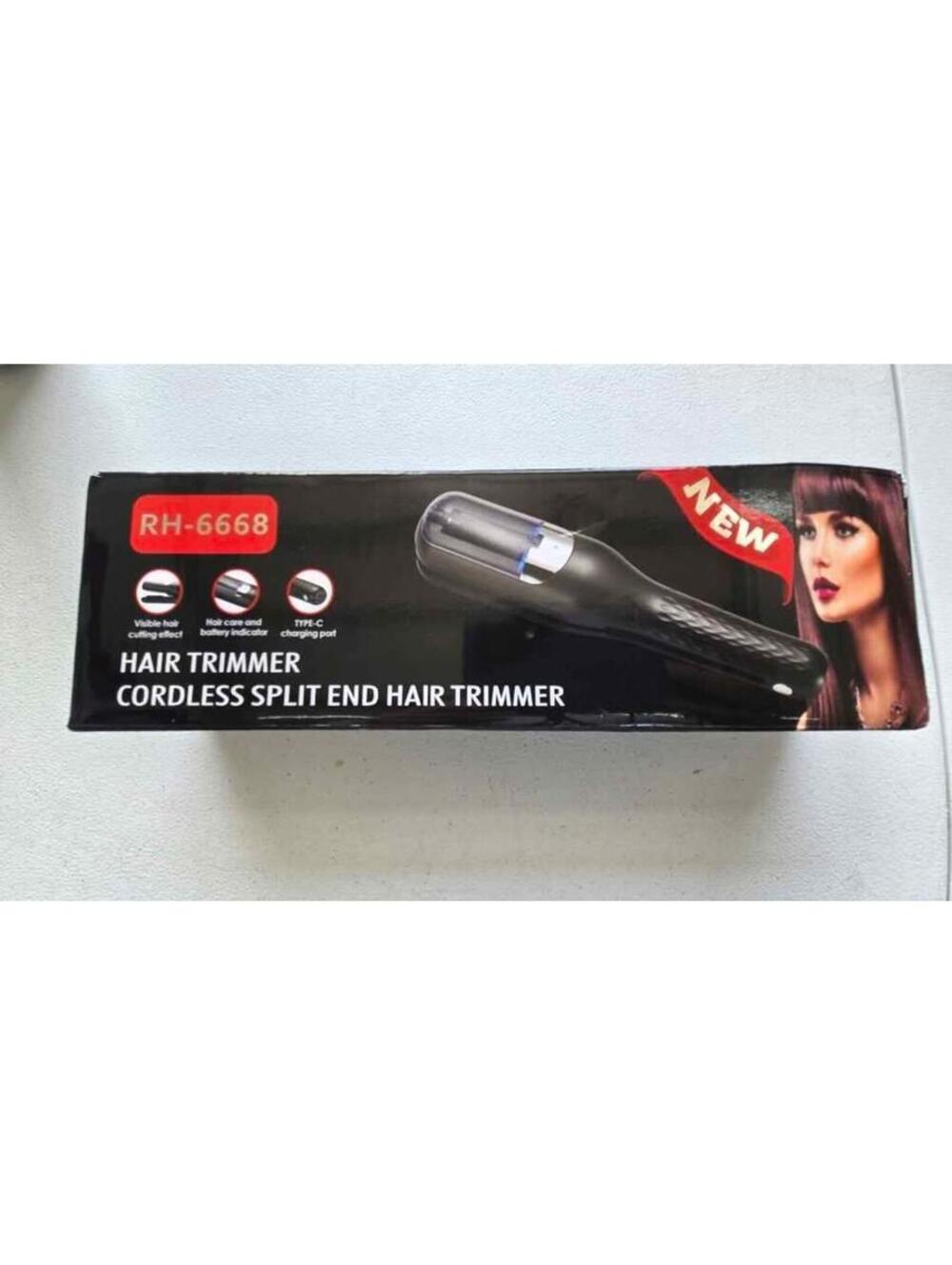 Cordless split end hair trimmer